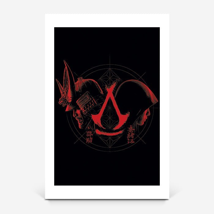 Naoe and Yasuke - Assassin's Creed art - Fine Art Print