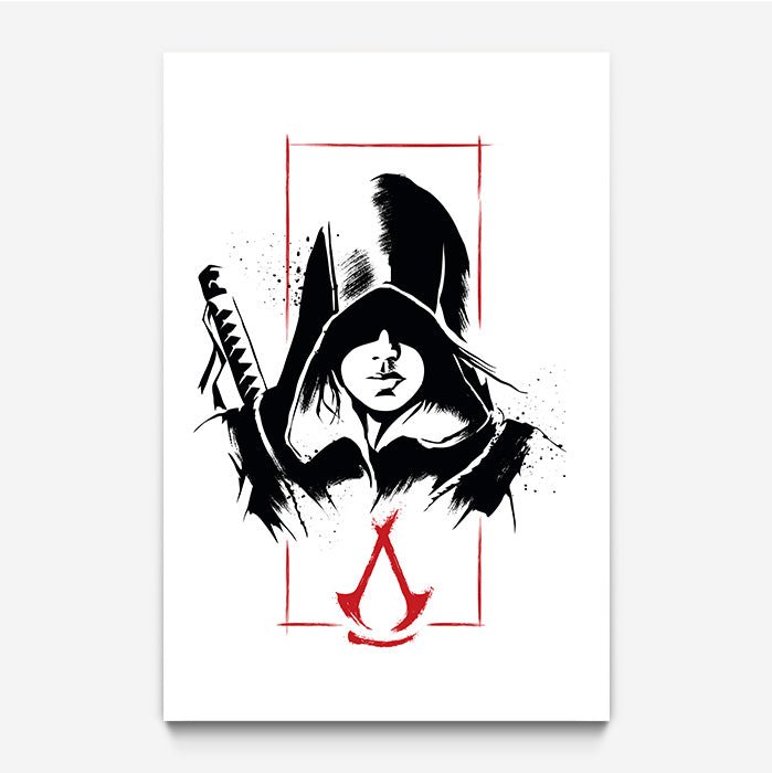 Naoe portrait – Ink style - Assassin's Creed art - Fine Art Print