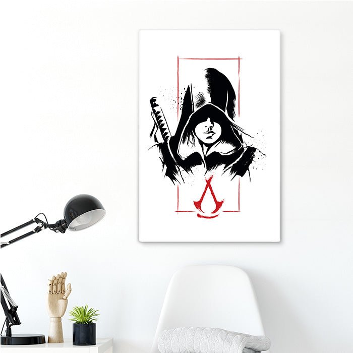 Naoe portrait – Ink style - Assassin's Creed art - Fine Art Print