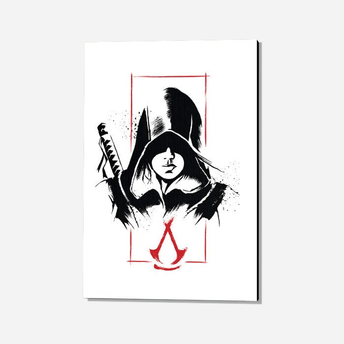 Naoe portrait – Ink style - Assassin's Creed art - Museum Canvas
