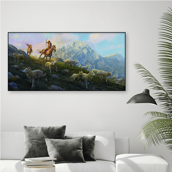 Near Mount Giona - Assassin's Creed art - Fine Art Print