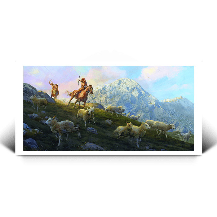 Near Mount Giona - Assassin's Creed art - Fine Art Print