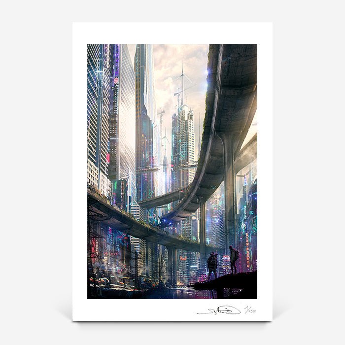 Neo City Explorers - Raphael Lacoste art - (24'' X 16'' / 60 X 40 cm)