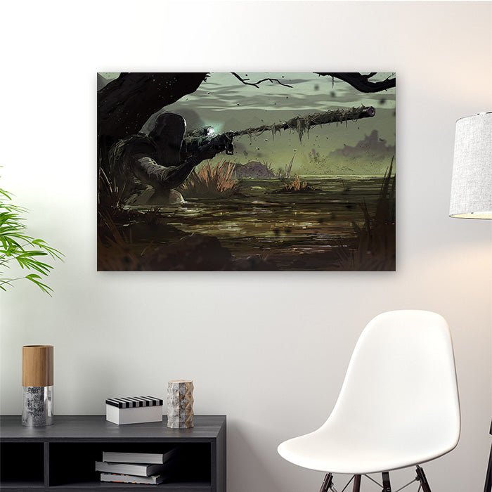 Nokk - swamp - Six Siege art - Fine Art Print