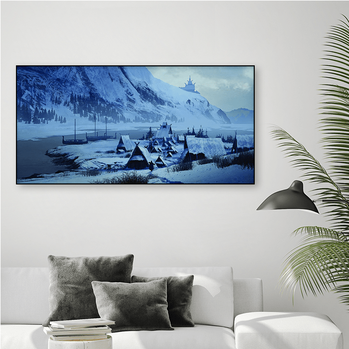 Norway Village - Assassin's Creed art - Fine Art Print