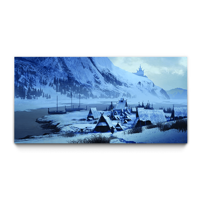 Norway Village - Assassin's Creed art - Fine Art Print