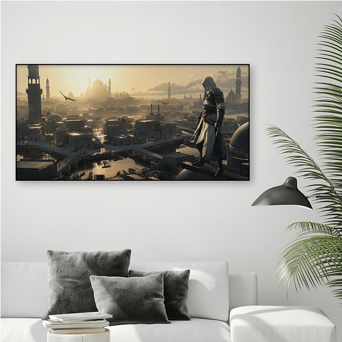 On Baghdad rooftops - Assassin's Creed art - Fine Art Print