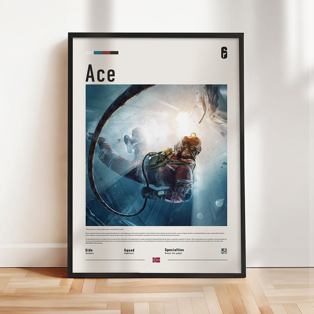 Operator Ace Fine Art Poster | Six Siege - Six Siege art - Fine Art Print