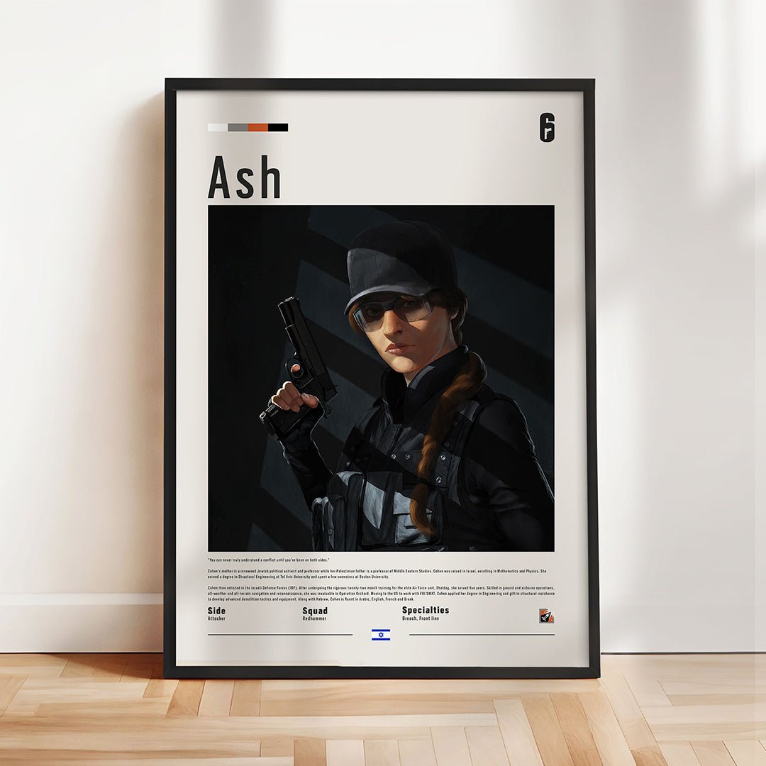 Operator Ash Fine Art Poster | Six Siege - Six Siege art - Fine Art Print