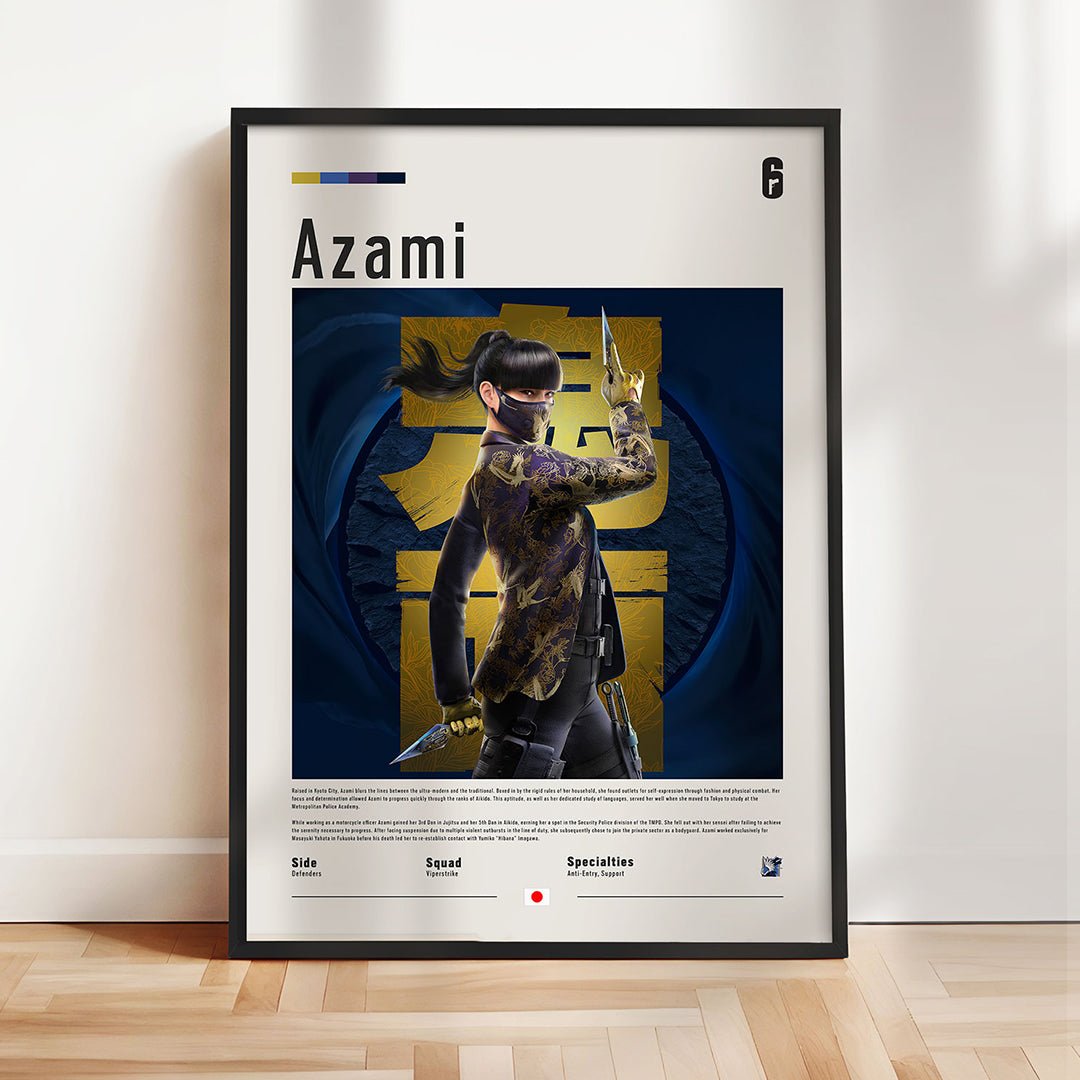 Operator Azami Fine Art Poster | Six Siege - Six Siege art - Fine Art Print