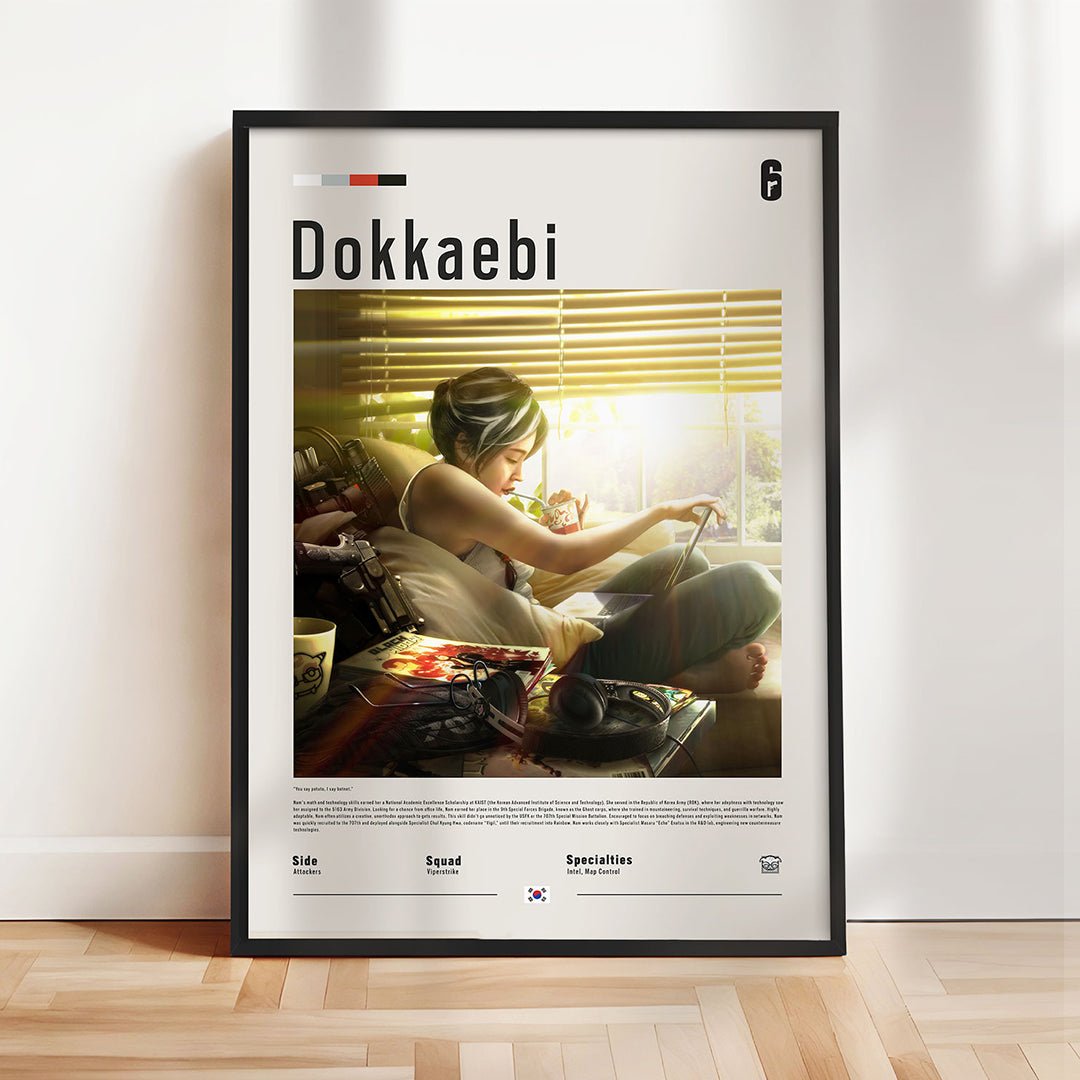 Operator Dokkaebi Fine Art Poster | Six Siege - Six Siege art - Fine Art Print