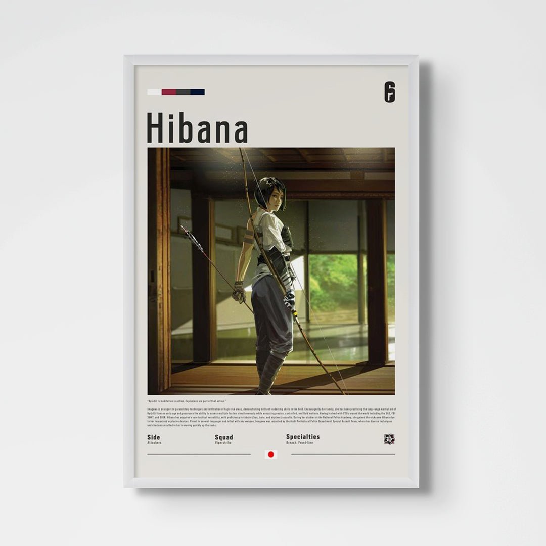 Operator Hibana Fine Art Poster | Six Siege - Six Siege art - Framed Print