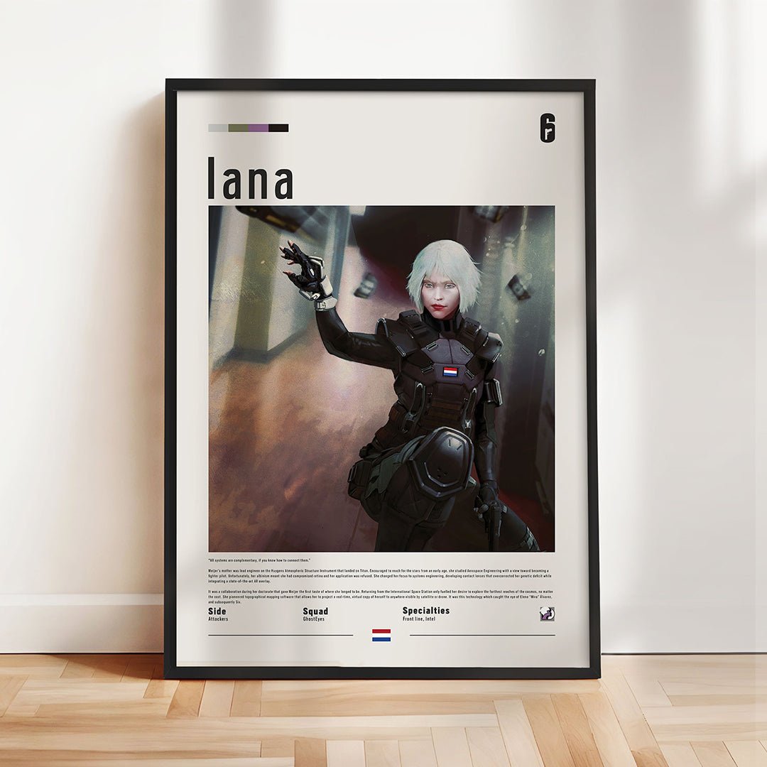 Operator Iana Fine Art Poster | Six Siege - Six Siege art - Fine Art Print