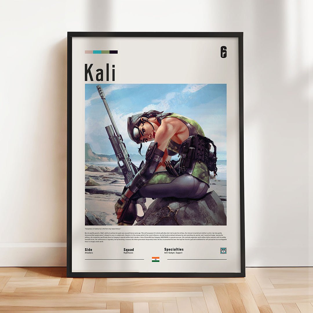 Operator Kali Fine Art Poster | Six Siege - Six Siege art - Fine Art Print