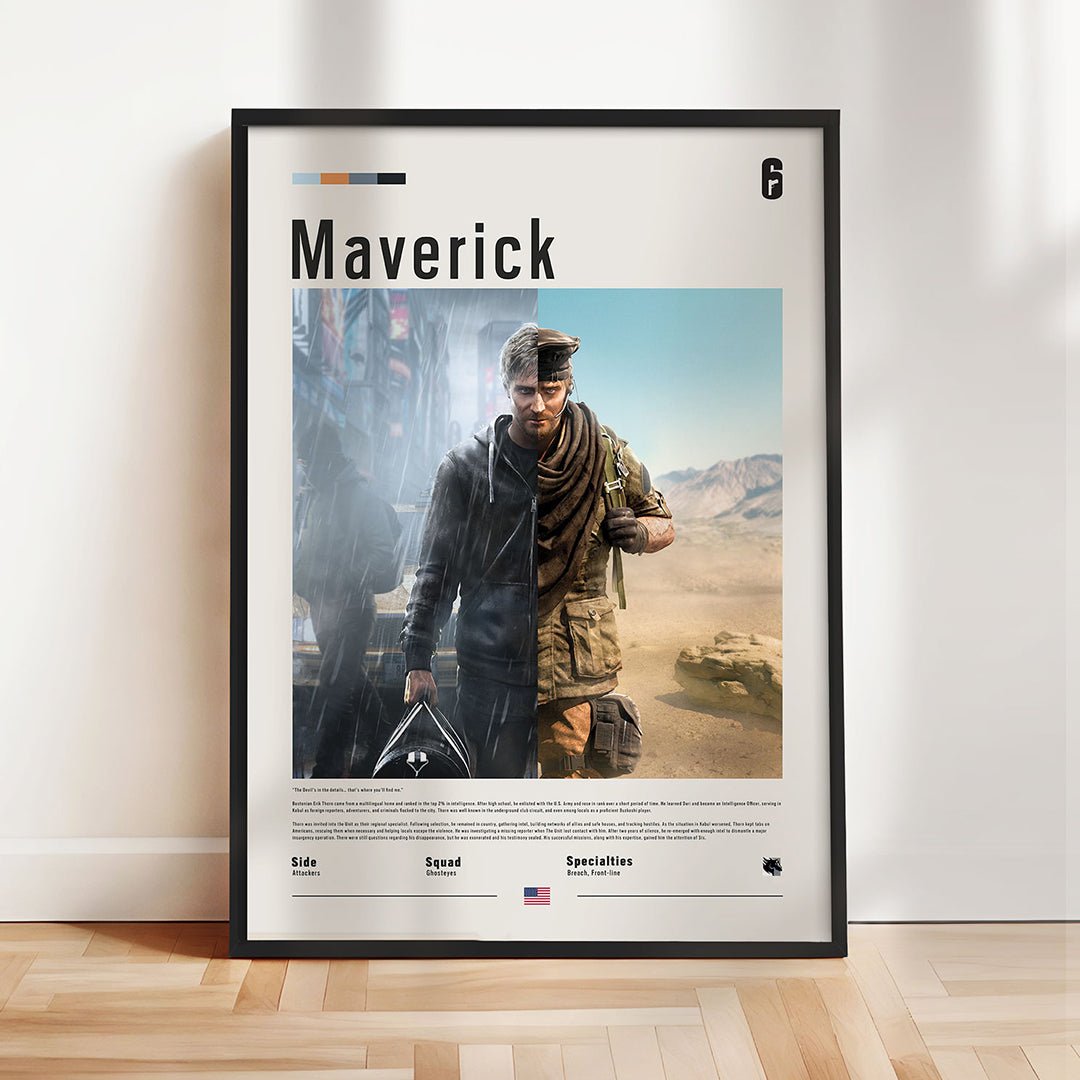 Operator Maverick Fine Art Poster | Six Siege - Six Siege art - Fine Art Print