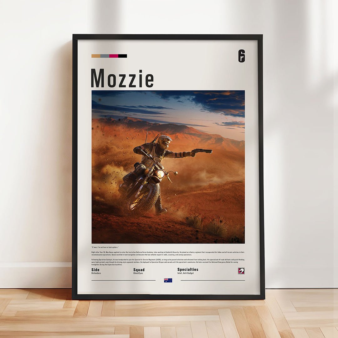 Operator Mozzie Fine Art Poster | Six Siege - Six Siege art - Fine Art Print