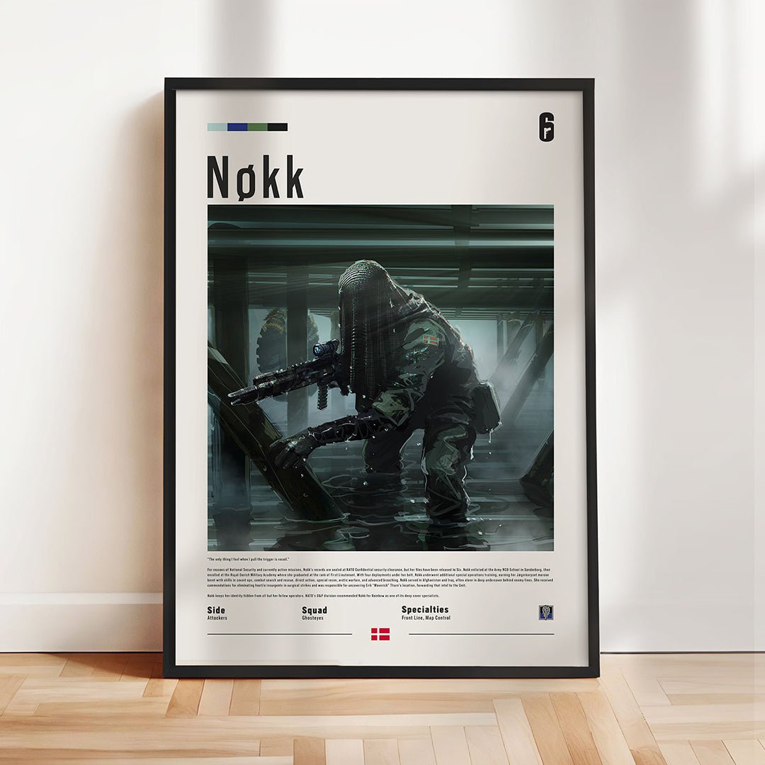 Operator Nokk Fine Art Poster | Six Siege - Six Siege art - Fine Art Print