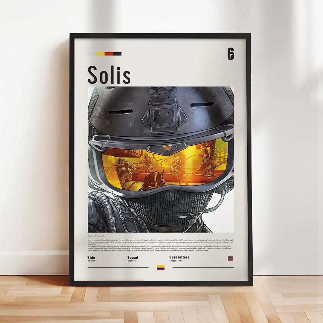 Operator Solis Fine Art Poster | Six Siege - Six Siege art - Fine Art Print