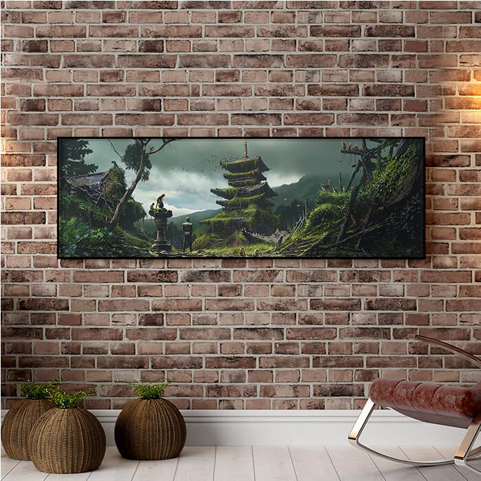 Pagoda - Assassin's Creed art - Museum Canvas