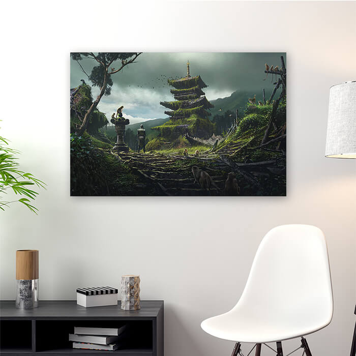 Pagoda - Assassin's Creed art - Museum Canvas