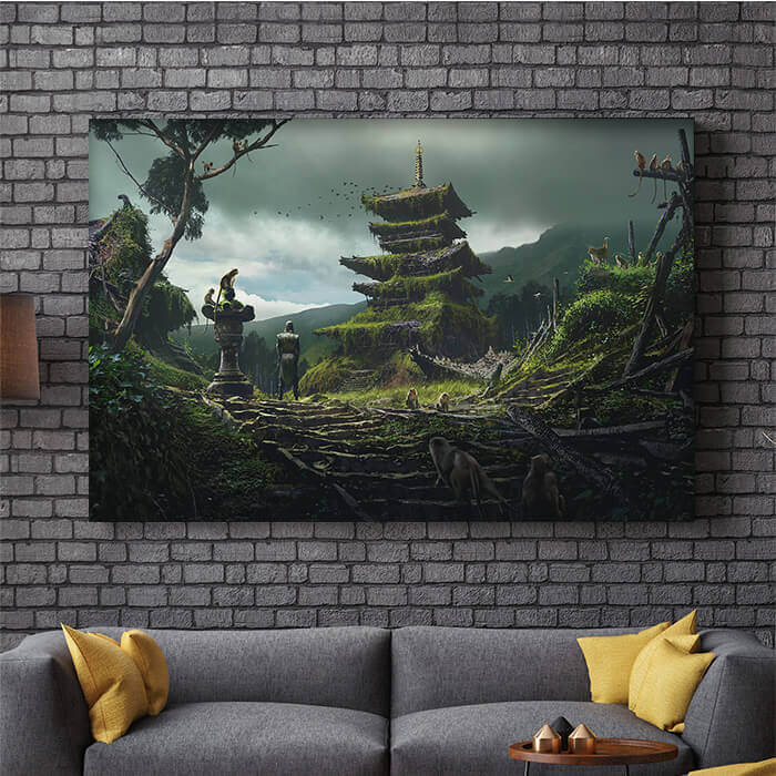 Pagoda - Assassin's Creed art - Museum Canvas