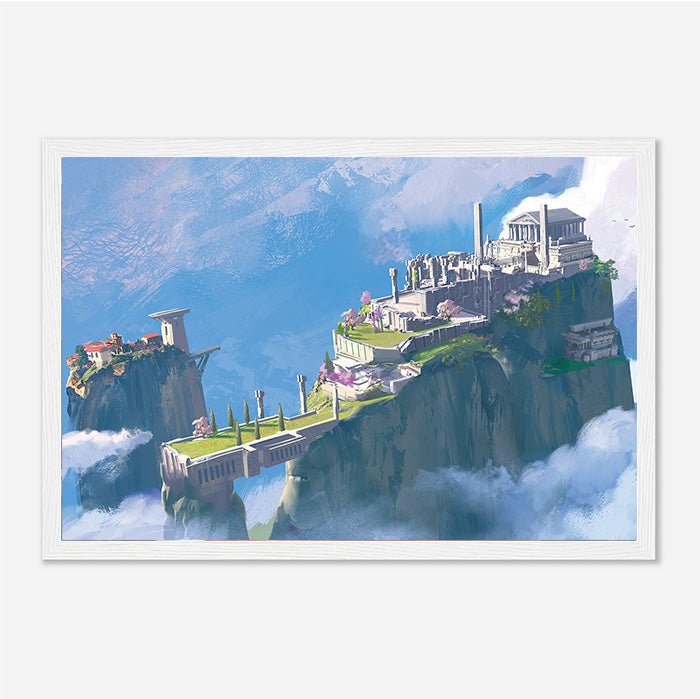 Persephone's Akropolis - Assassin's Creed art - Framed Print