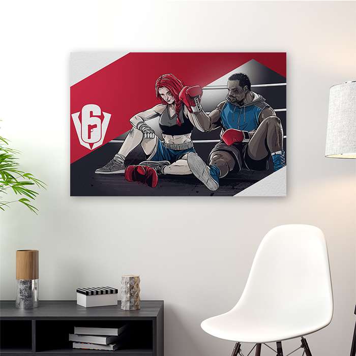 Road to Six Invitational - Comrades In Arms - Six Siege art - Premium Poster