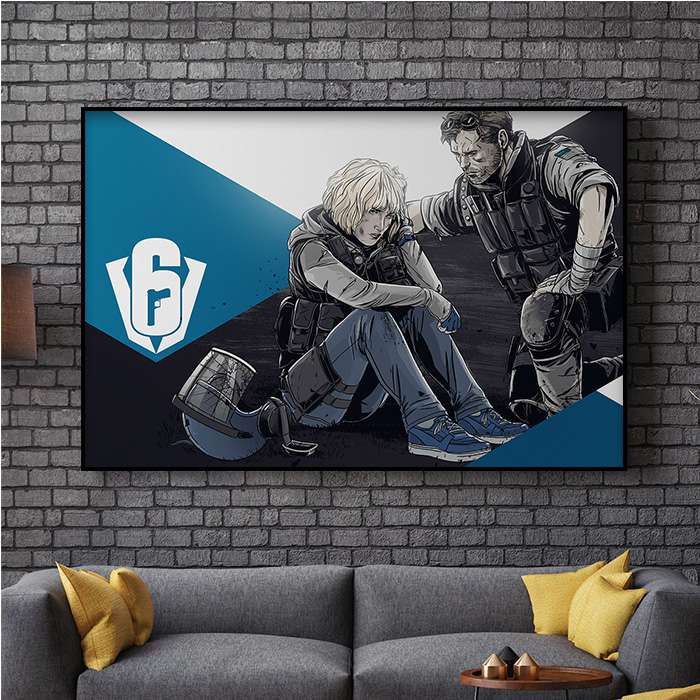 Road to Six Invitational - Don't Give Up - Six Siege art - Fine Art Print