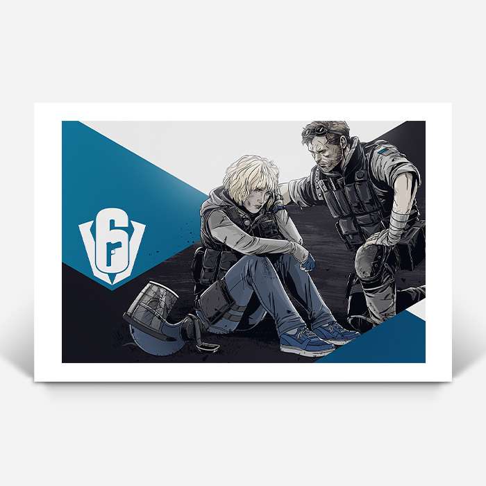 Road to Six Invitational - Don't Give Up - Six Siege art - Fine Art Print