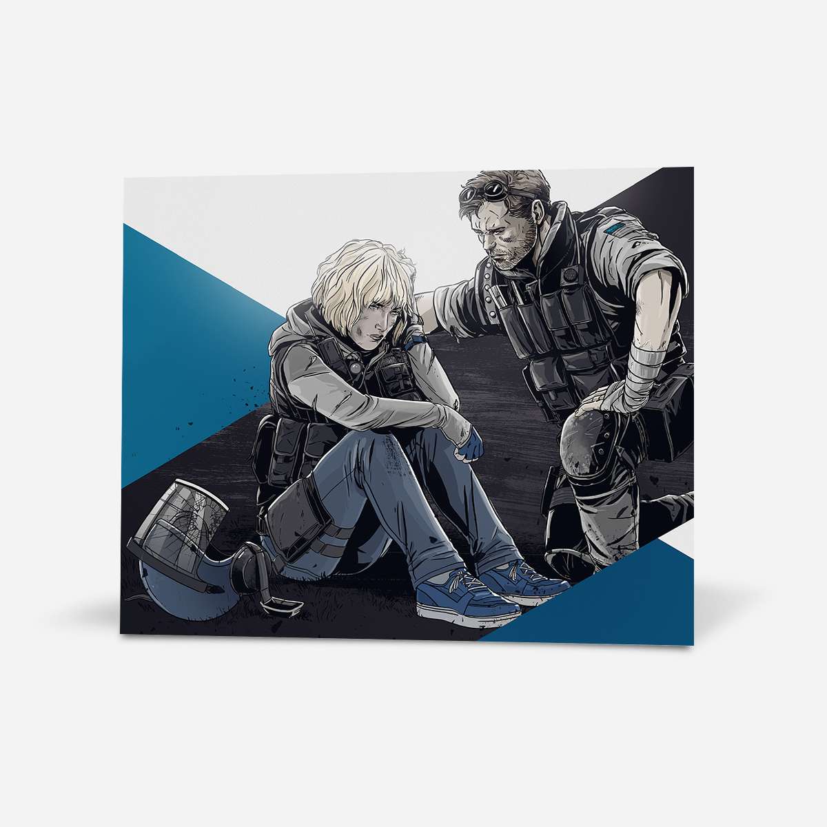 Road to Six Invitational - Don't Give Up - Six Siege art - Fine Art Print