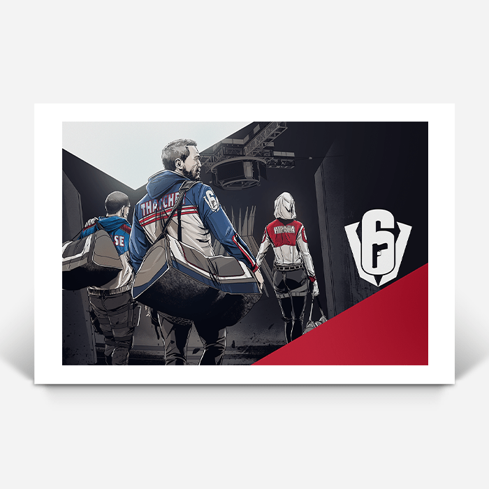 Road to Six Invitational - Entering the Stadium - Six Siege art - Fine Art Print