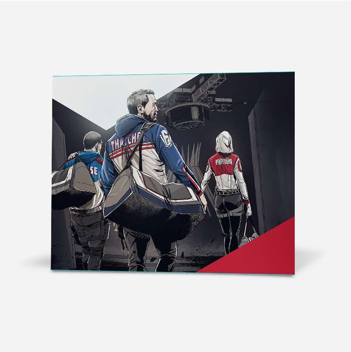 Road to Six Invitational - Entering the Stadium - Six Siege art - Fine Art Print