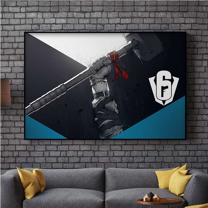 Road to Six Invitational - The hammer - Six Siege art - Fine Art Print