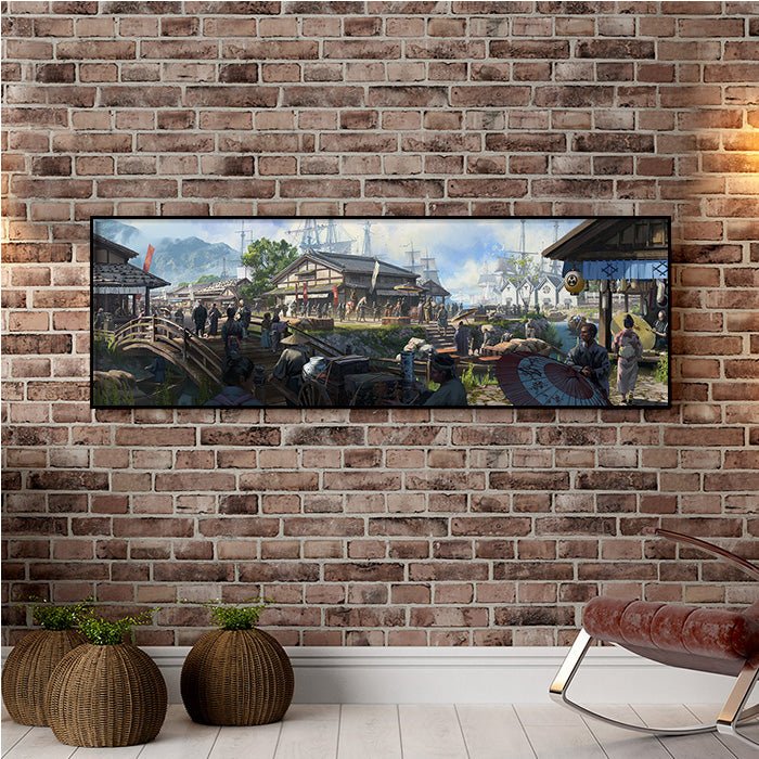 Sakai Market - Assassin's Creed art - Museum Canvas