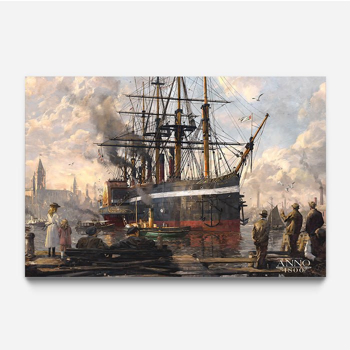 Ship - Anno art - Fine Art Print