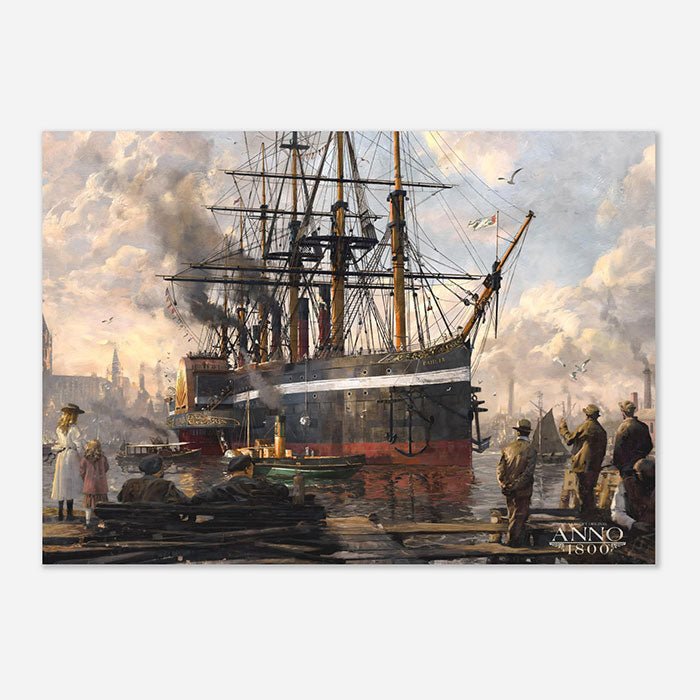 Ship - Anno art - Fine Art Print