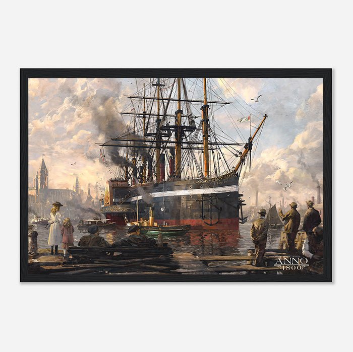 Ship - Anno art - Framed Print