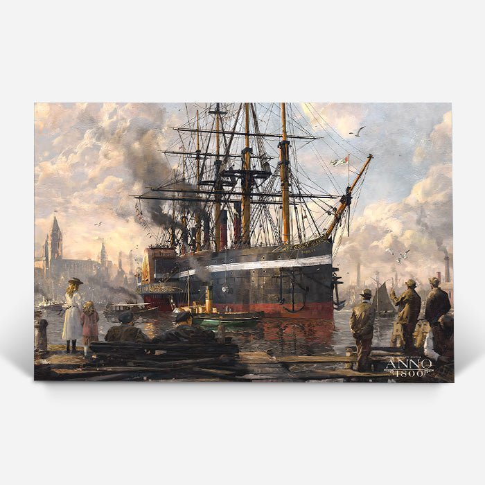 Ship - Anno art - Fine Art Print