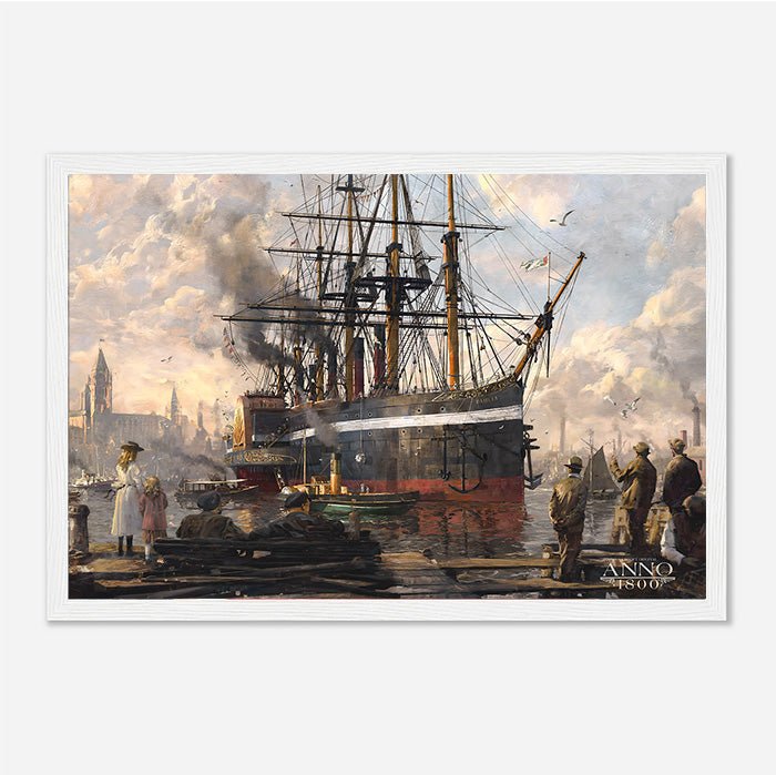 Ship - Anno art - Framed Print