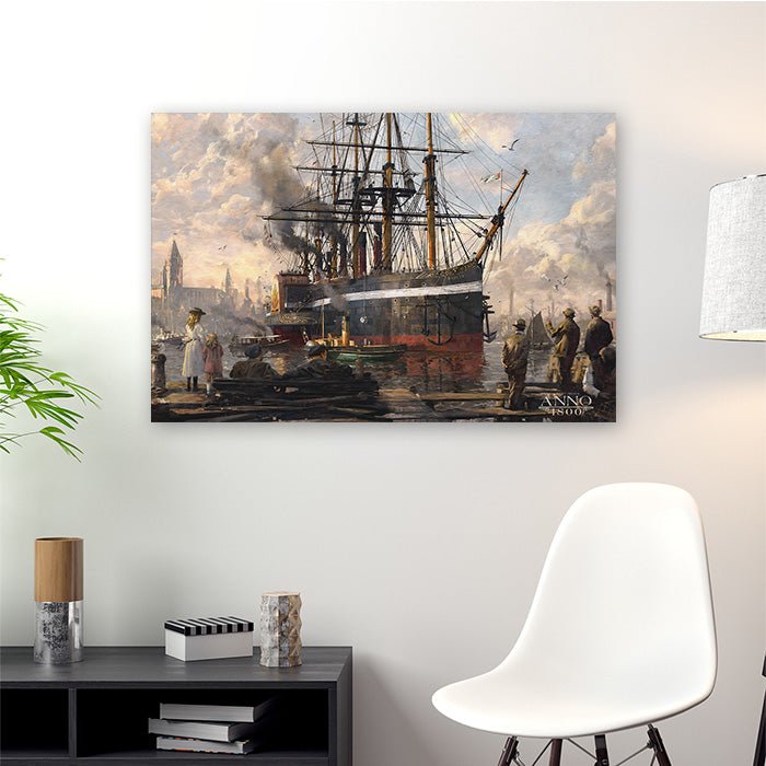 Ship - Anno art - Fine Art Print