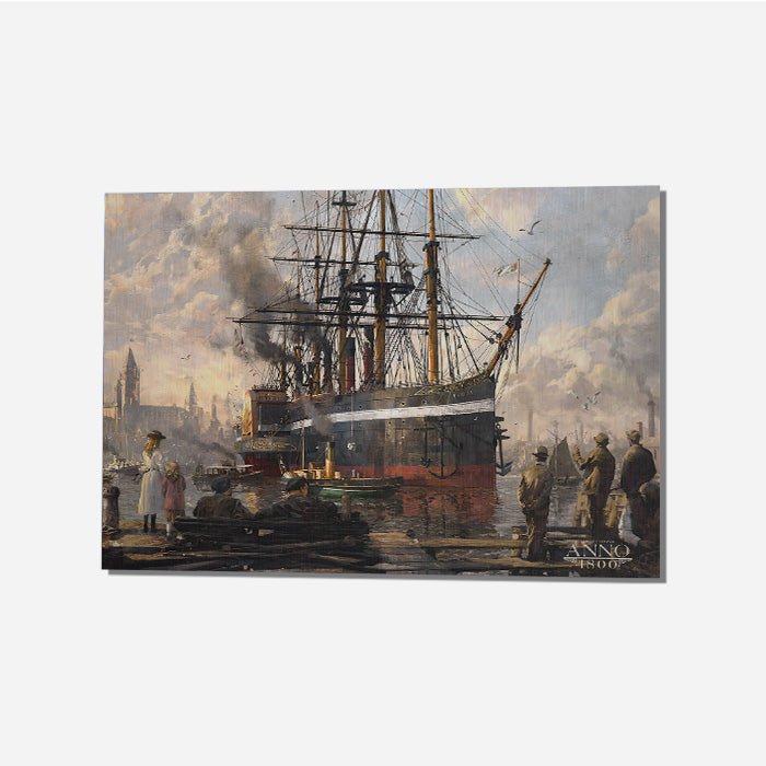 Ship - Anno art - Metal Poster