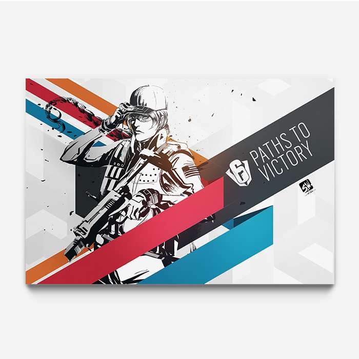Six Invitational - Ash - Six Siege art - Fine Art Print