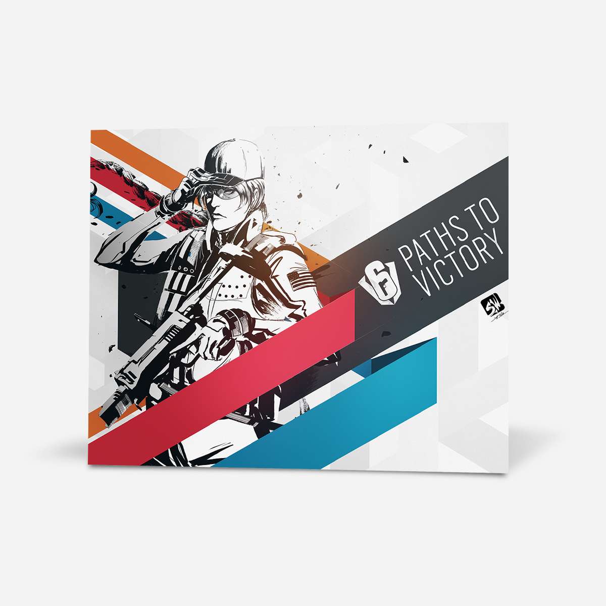 Six Invitational - Ash - Six Siege art - Fine Art Print