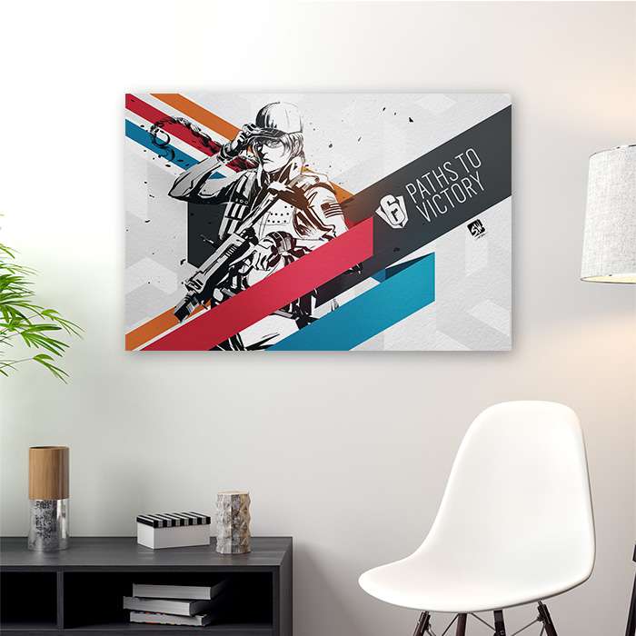 Six Invitational - Ash - Six Siege art - Fine Art Print