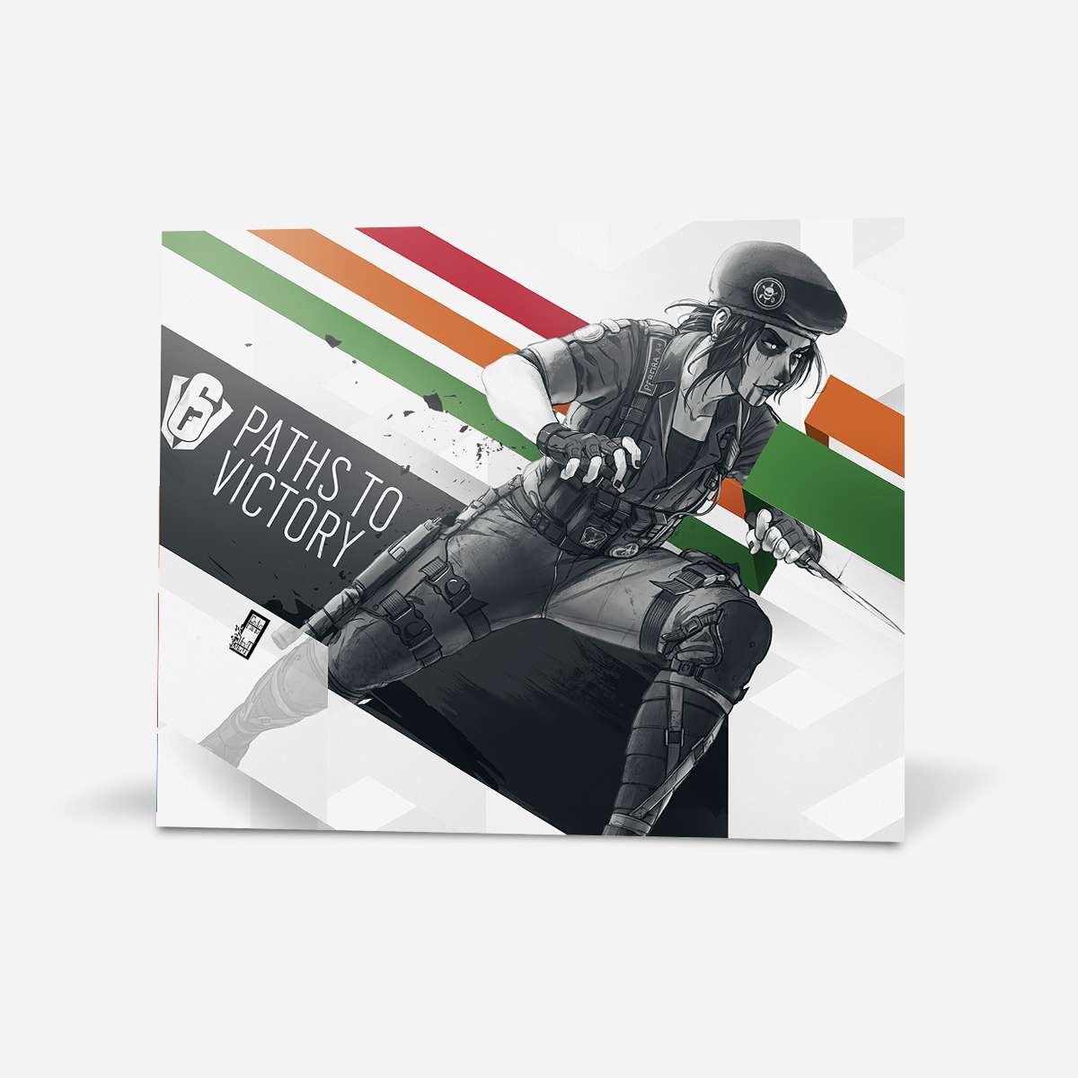 Six Invitational - Caveira - Six Siege art - Fine Art Print