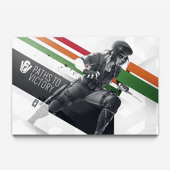 Six Invitational - Caveira - Six Siege art - Fine Art Print