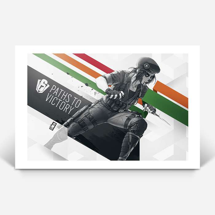 Six Invitational - Caveira - Six Siege art - Fine Art Print