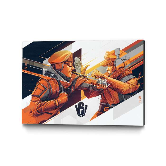 Six Invitational - Ela & Zofia - Six Siege art - Premium Poster