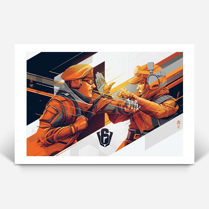 Six Invitational - Ela & Zofia - Six Siege art - Fine Art Print