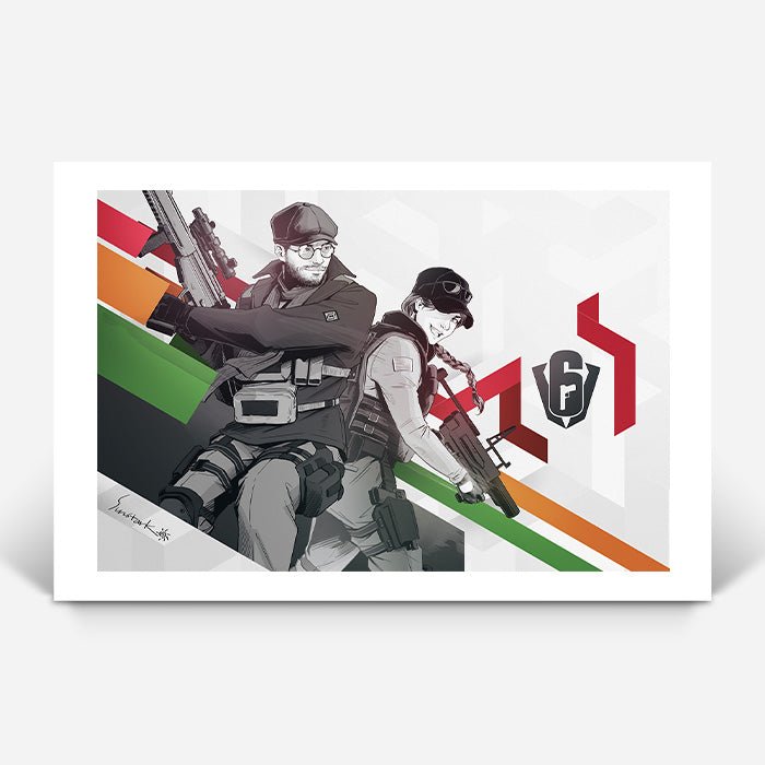 Six Invitational - Flores and Ash - Six Siege art - Fine Art Print